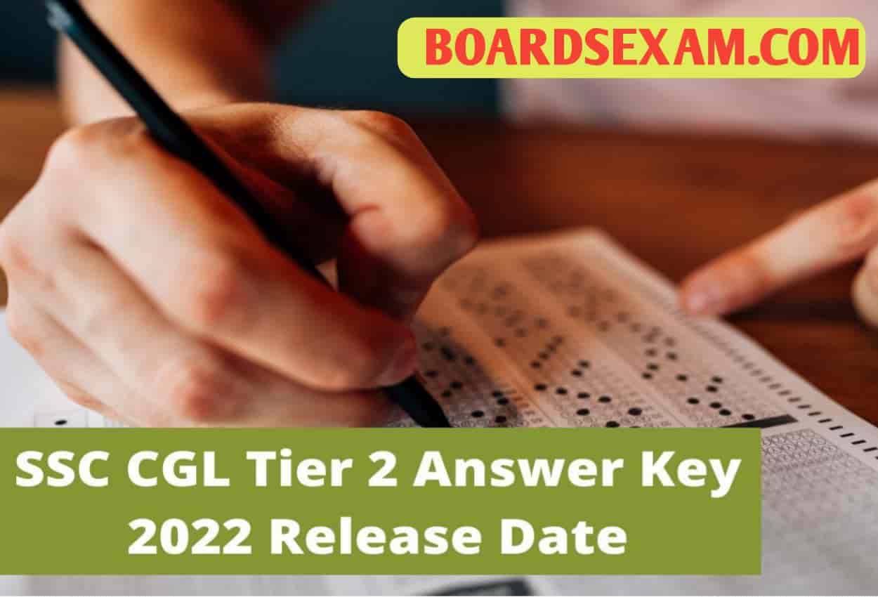 SSC CGL Tier 2 Answer Key 2022