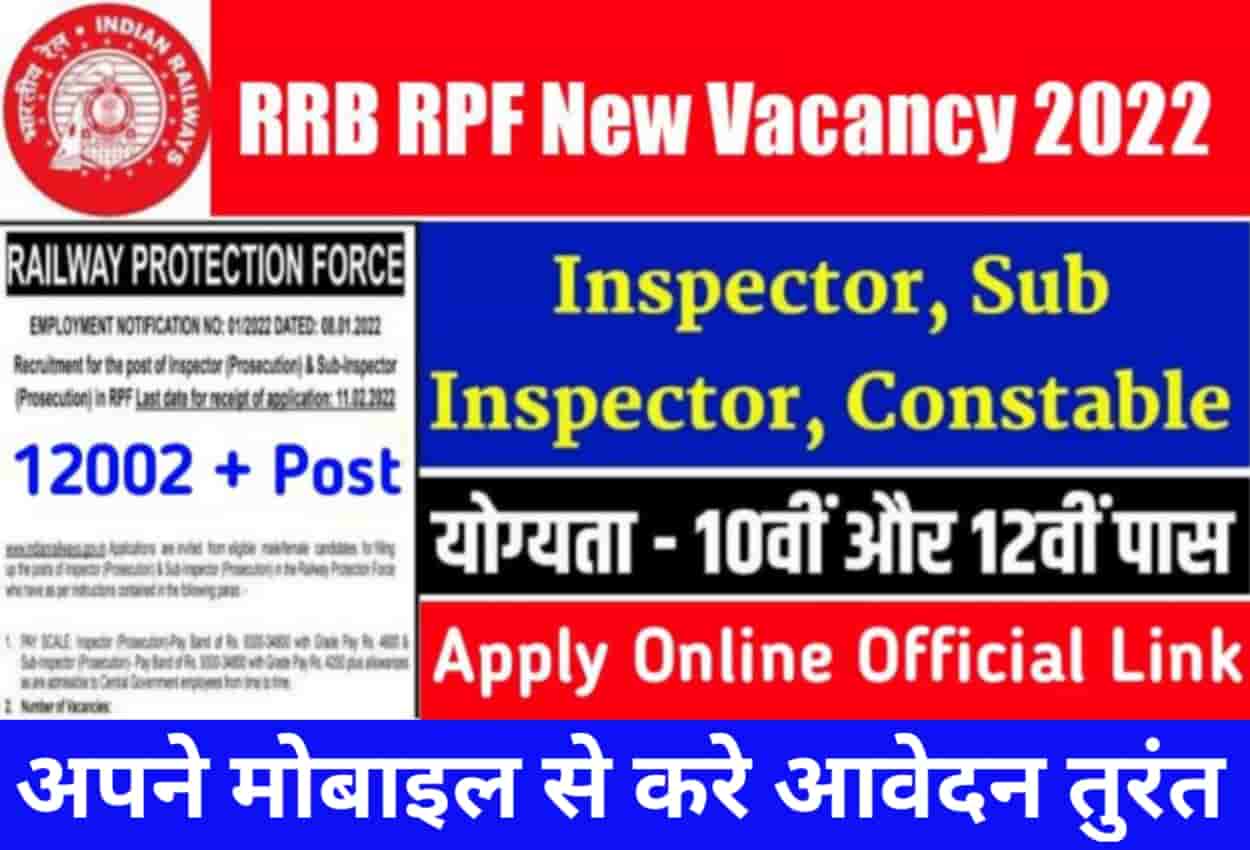 RRB RPF New Recruitment 2022