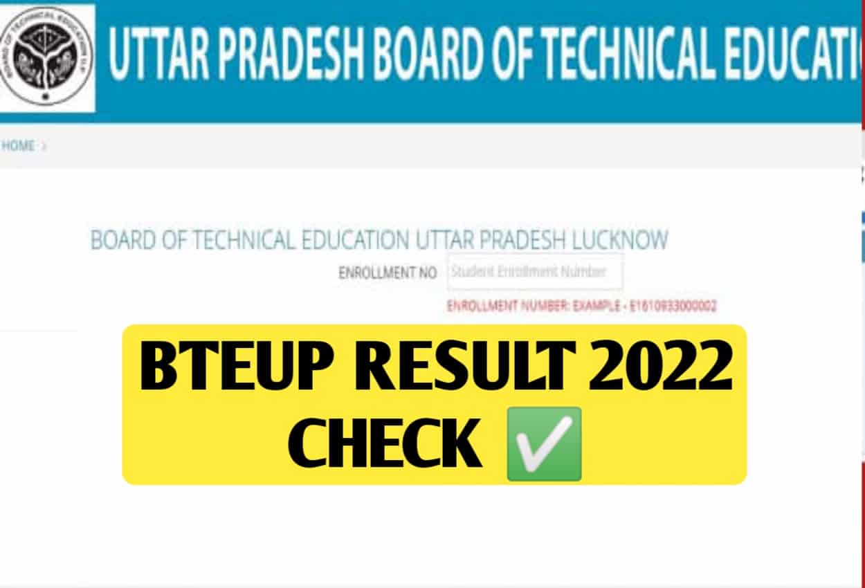 BTEUP Result 2022 Check