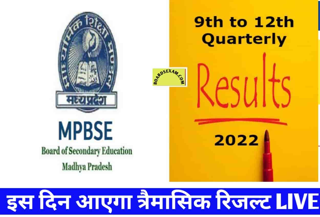 MP Board Quarterly Result 2022