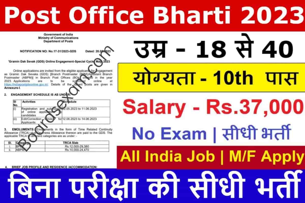 Post Office Bharti Apply